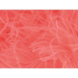 OSTRICH FEATHER FRINGE SALMON  