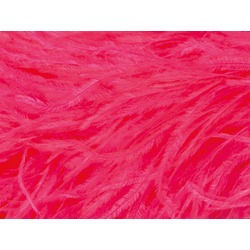 OSTRICH FEATHER FRINGE PINK TROPICANA  