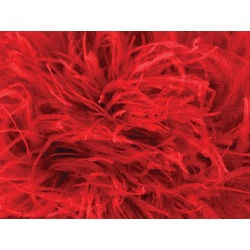 OSTRICH FEATHER FRINGE RED  