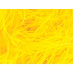 OSTRICH FEATHER FRINGE SASSY YELLOW  