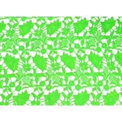 CLOVER ALLOVER LACE-FLUO GREEN 