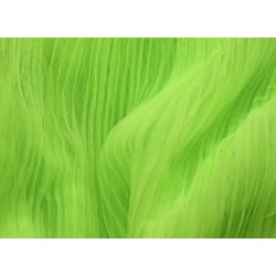PLEATED SOFT TULLE FLUO GREEN  