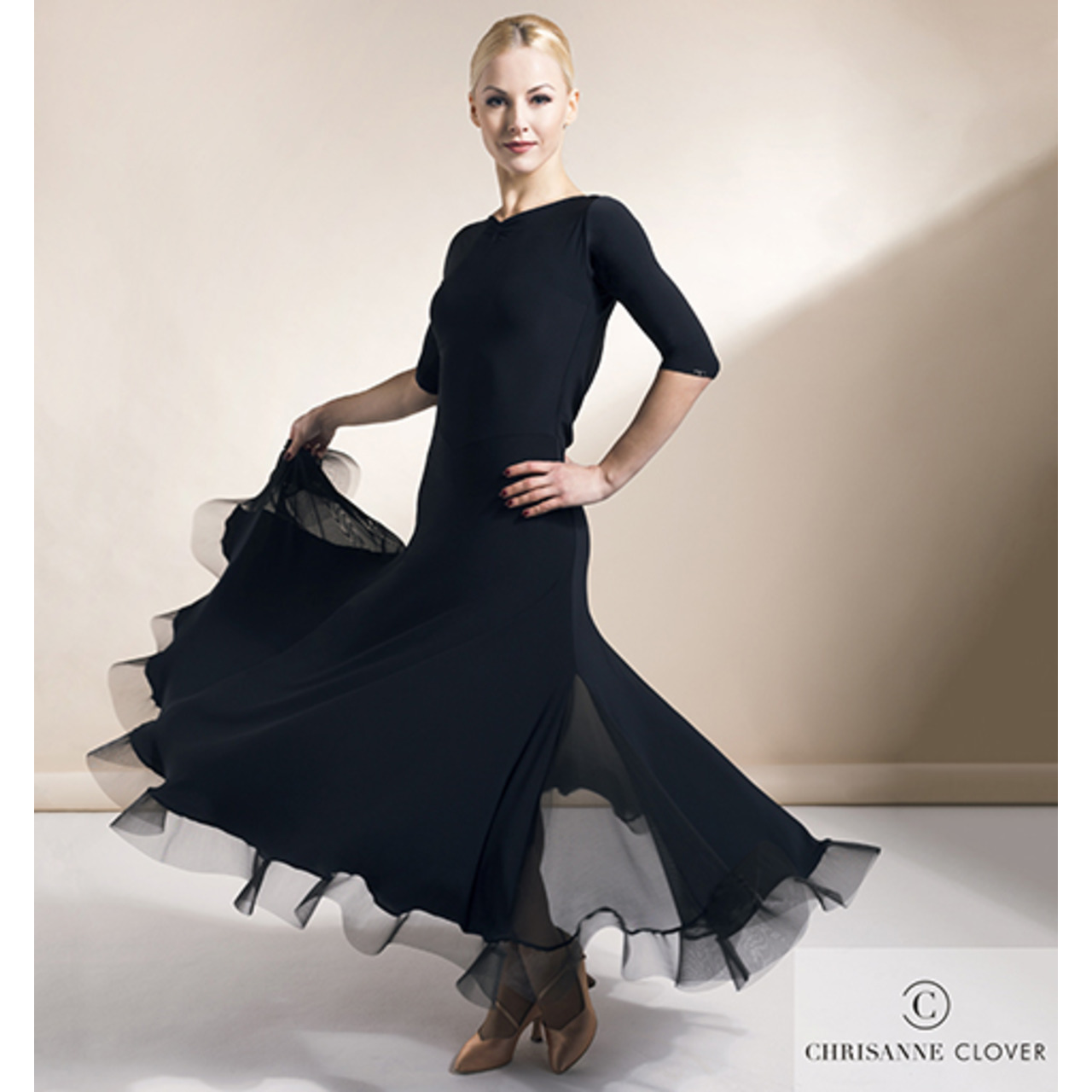 EVOKE BALLROOM DRESS BLACK  (Платье стандарт)