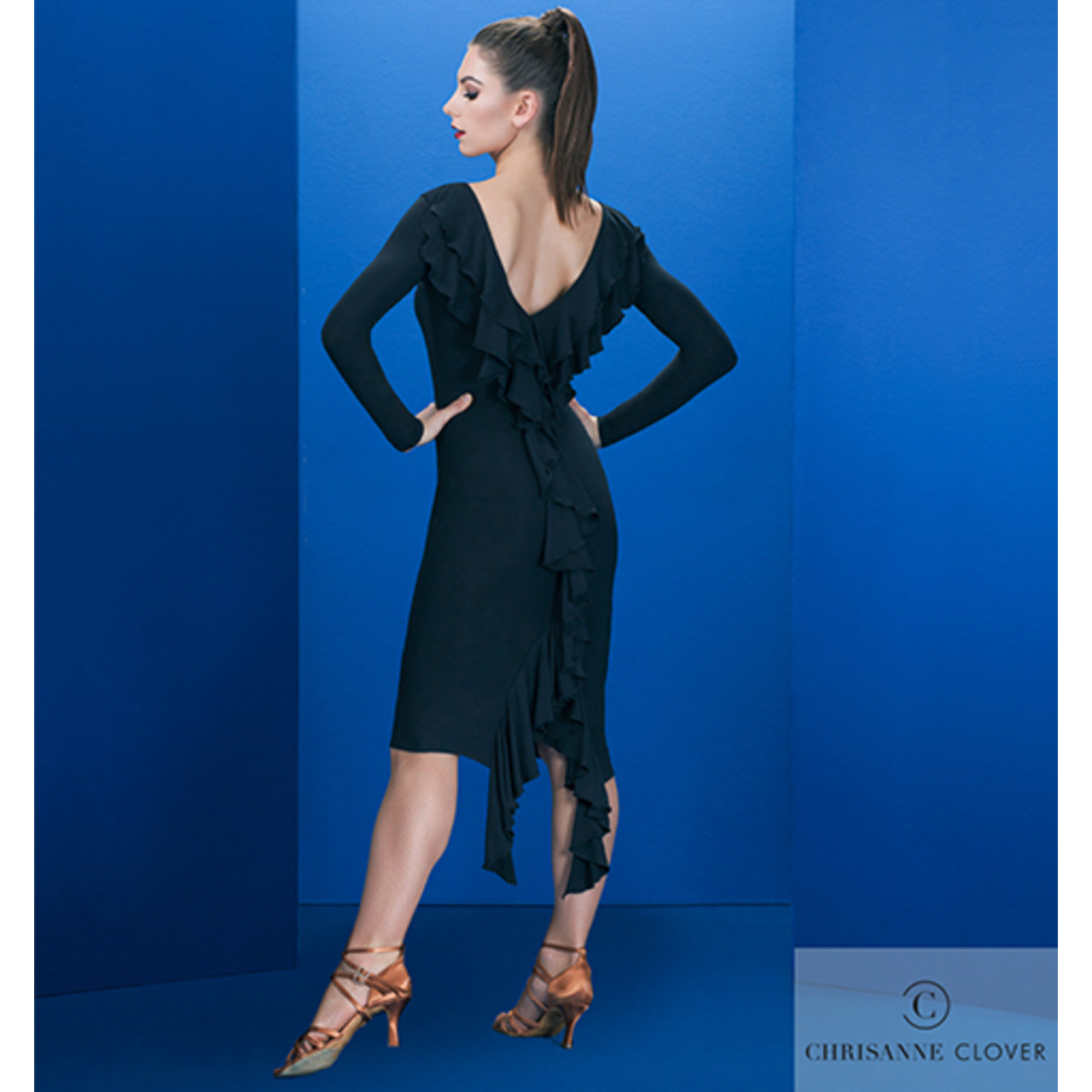 PORTIA LATIN DRESS  BLACK (Платье)